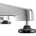 Sada 2 ks zahradních barových stolů CITY 60 cm stříbrná