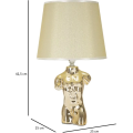 Stolní lampa Glam Man 42,5 cm béžovo-zlatá