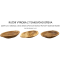 Dekorativní odkládací miska Wan z masivu