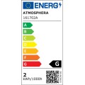 LED žárovka Tear Twisted 2W E27 teplá bílá
