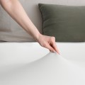 Bavlněné jersey prostěradlo s gumou DecoKing Amber bílé