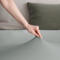 Bavlněné jersey prostěradlo s gumou DecoKing Amber ocelové