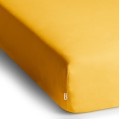 Bavlněné jersey prostěradlo s gumou DecoKing Amber žluté
