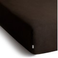 Bavlněné jersey prostěradlo s gumou DecoKing Amber čokoládové