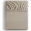 Bavlněné jersey prostěradlo s gumou DecoKing Amber cappuccino