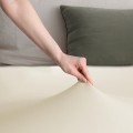 Bavlněné jersey prostěradlo s gumou DecoKing Amber béžové