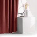 Závěs AmeliaHome Blackout s průchodkami 140x245 cm růžové víno