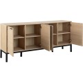 Komoda Kensington 180 cm dub bělený