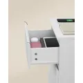 Noční stolek Vasagle Girgo se zásuvkou a USB porty bílý