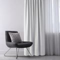 Závěs AmeliaHome Blackout s průchodkami 140x175 cm světle šedý