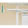 Elektricky nastavitelný psací stůl Vasagle Foral 140 cm bílý