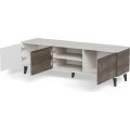 TV stolek Random 150 cm kašmír/ořech