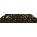Matrace pro psy SLOOKE 120x80x4 cm černá/zlaté tlapky