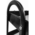 Kovový kuchyňský vozík PORTER 78 cm černý