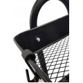 Kovový kuchyňský vozík PORTER 78 cm černý
