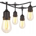 Světelný LED řetěz Filame 10 m 230 V černý/teplá bílá