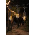 Světelný LED řetěz Filame 10 m 230 V černý/teplá bílá