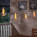 Solární LED světelný řetěz Hemma 3,8 m teplá bílá