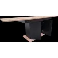 Jídelní rozkládací stůl Star 03 s úložným prostorem 140/210 cm dub Artisan/černý