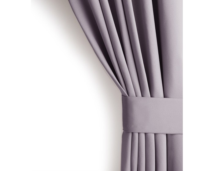 Závěs AmeliaHome Blackout s průchodkami 140x245 cm pudrově růžový