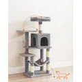 Škrabadlo pro kočky Piti 112 cm světle šedé