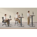 Nastavitelný elektrický rám pracovního stolu Vasagle Prom 90/140 cm černý