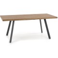 Jídelní rozkládací stůl Berlin 140/180 cm ořech/černý