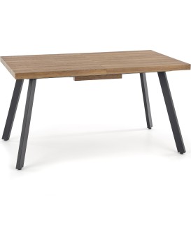 Jídelní rozkládací stůl Berlin 140/180 cm ořech/černý
