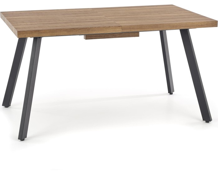Jídelní rozkládací stůl Berlin 140/180 cm ořech/černý