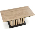 Rozkládací konferenční stolek Baretti dub artisan/černý