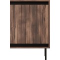 Komoda Swing 150 cm ořech/černá