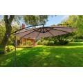 Zahradní slunečník Houseland Zynex 300 cm světle hnědý
