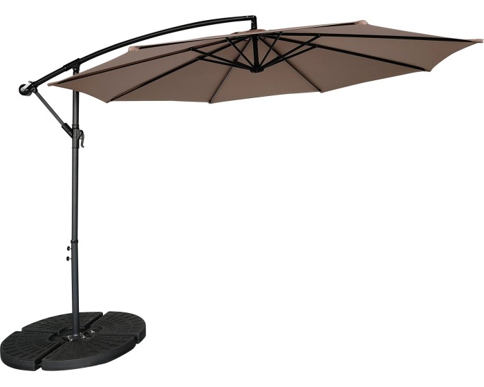 Zahradní slunečník Houseland Zynex 300 cm světle hnědý