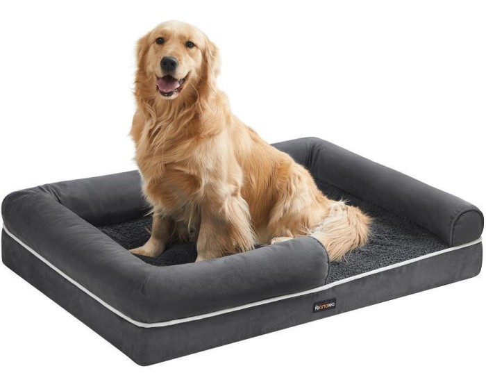 Pelíšek pro psy Dustin 106 cm XL šedý