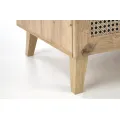Konferenční stolek Borneo K 120 cm dub artisan/černý