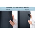 Závěs Carli s designovými poutky 140x250 cm indigo