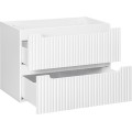 Závěsná skříňka pod umyvadlo Nova White I s deskou 80 cm bílá