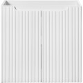 Koupelnová sestava Nova White se skříňkami a umyvadly 140 cm bílá/dub evoke