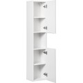 Koupelnová sestava Nova White se skříňkami a umyvadly 140 cm bílá/dub evoke