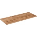 Závěsná skříňka Nova Cashmere s deskou a umyvadly 140 cm kašmírová/dub evoke