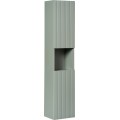 Koupelnová sestava Line Reed Green se skřínkami a umyvadly 140 cm zelená/dub evoke