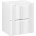 Závěsná skříňka pod umyvadlo Nova White I s deskou 50 cm bílá/dub evoke