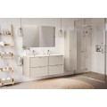 Závěsná horní koupelnová skříňka Bella Cashmere 1DQ kašmírová