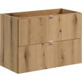 Závěsná skříňka pod umyvadlo Nova Oak I s deskou 80 cm dub coast evoke