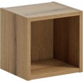 Koupelnová sestava Nova White se skříňkami a umyvadly 140 cm bílá/dub evoke