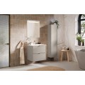 Závěsná horní koupelnová skříňka Bella Cashmere 1DQ kašmírová