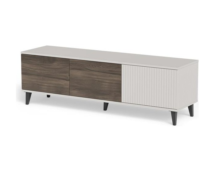 TV stolek Random 150 cm kašmír/ořech