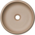 Sada keramického umyvadla s výpustí WIKI 36 cm cappuccino