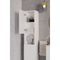 Koupelnová sestava Nova White se skříňkami a umyvadly 140 cm bílá/dub evoke