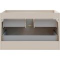 Závěsná skříňka Dalia Cashmere se zápustným umyvadlem 80 cm kašmír